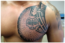 černobílé tetování