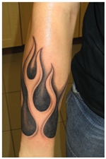 černobílé tetování